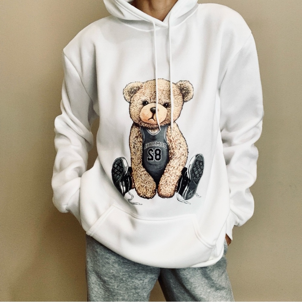 Brand New teddy bear long sweater shirt hoodie XL - Picture 8 of 13